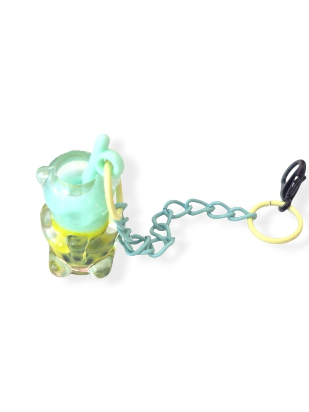 Cute Gummy Bear Y2K Boba Drink Zipper Charm ☆ Bags Backpacks Purse Car Keychain